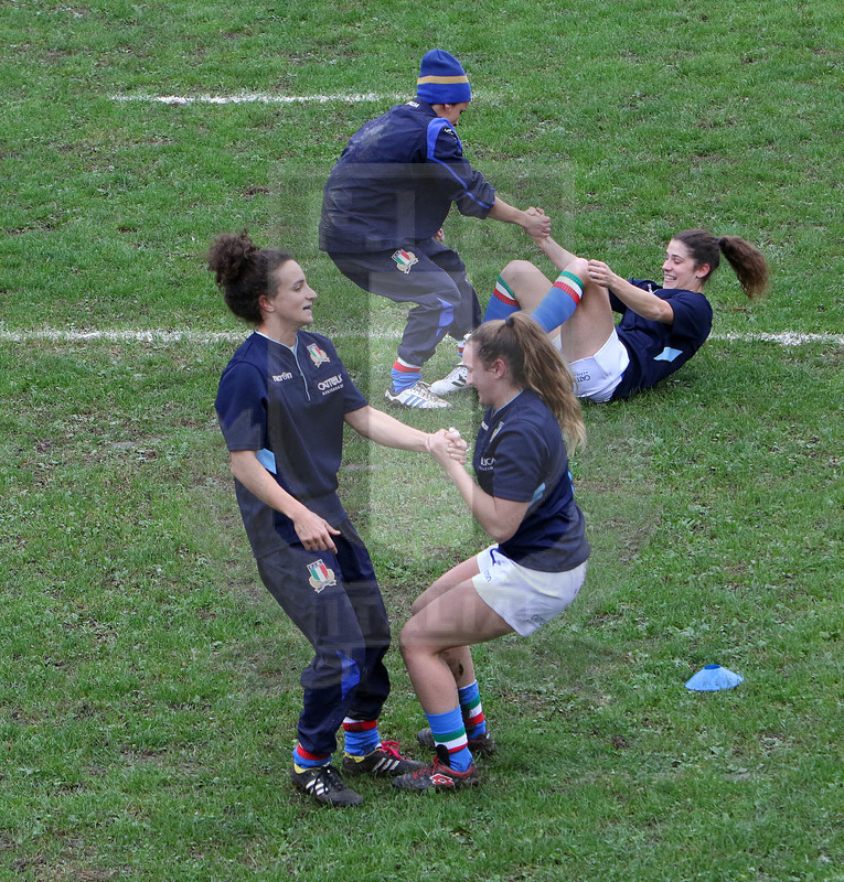 Cattolica Test Match Donne, Prato, stadio Chersoni 25/11/2018, Italia Donne v Sudafrica Donne, warm-up. Foto Daniele Resini/Fotosportit