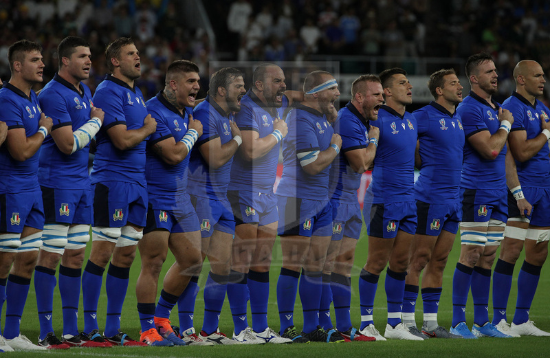 Rugby World Cup 2019 Giappone, Shizuoka, Shizuoka Stadium Ecopa 04/10/2019, Sudafrica v Italia, Azzurri all\
