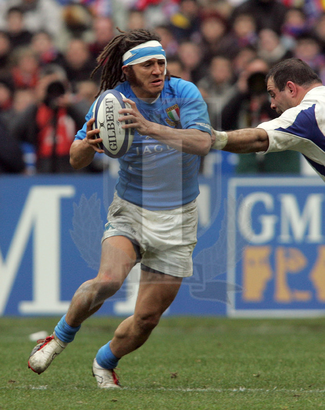 Sei Nazioni 2006, Parigi, Stade de France 25/02/2006, Francia v Italia, Paul Griffen. Foto Daniele Resini/Fotosportit