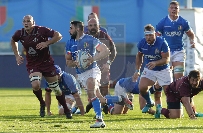Cattolica Test Match 2018, Firenze, stadio Artemio Franchi 10/11/2018, Italia v Gorgia, break di Tito Tebaldi. Foto Daniele Resini/Fotosportit