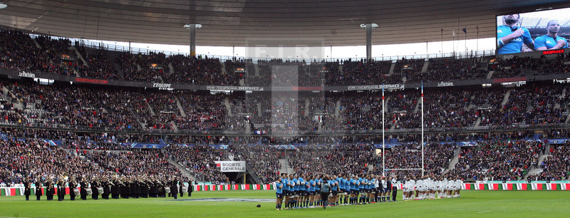 Rbs Sei Nazioni 2016, round 1, Parigi, Stade de France 06/02/2016, Francia v Italia, le squadre all\