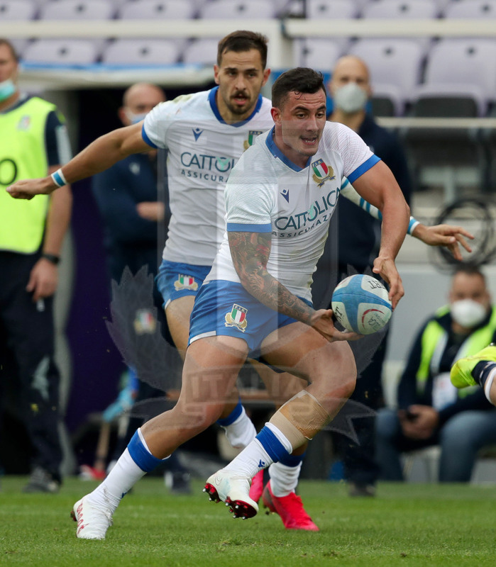 Autumn Nations Cup 2020, Cattolica Test match 2020, Firenze, Stadio Artemio Franchi, 14/11/2020, Italia v Scozia. Marco Zanon. Foto Roberto Bregani/Fotosportit