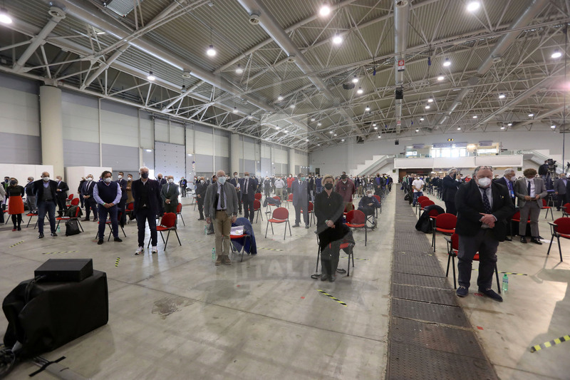 Assemblea generale ordinaria elettiva Fir, Roma, Nuova Fiera di Roma 13/03/2021. Foto Daniele Resini/Fotosportit