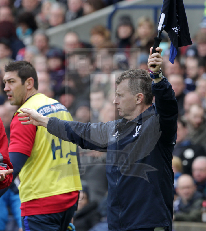 RBS Sei Nazioni 2017, Edimburgo, Murrayfield stadium 18/03/2017, Scozia v Italia, Nigell Owens giudice di linea. Foto Daniele Resini/Fotosportit