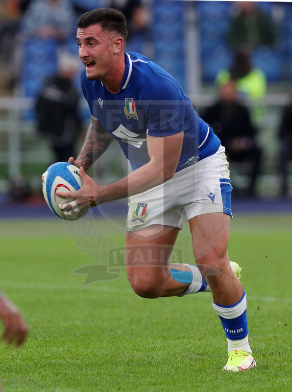 Autumn Nations Series 2021, Roma, Stadio Olimpico, 06/11-2021, Itallia vs Nuova Zelanda, Marco Zanon. Foto Daniele Resini/Fotosportit