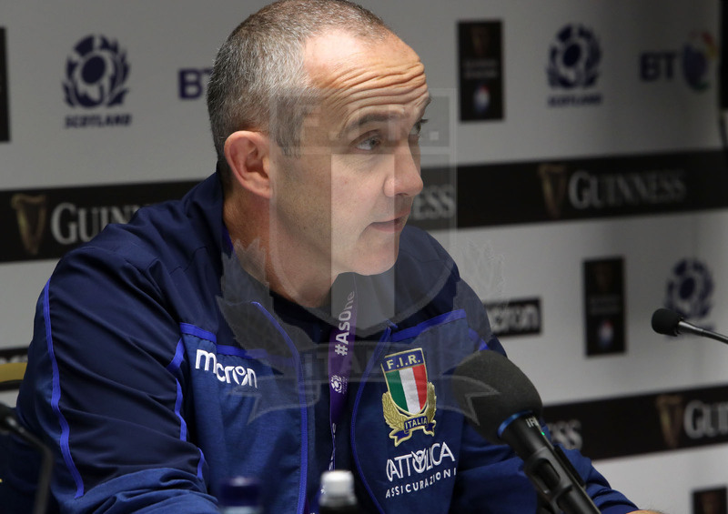 Guinness Sei Nazioni 2018, Round 1, Edimburgo, Murrayfield 02/02/2019, Scozia v Italia, conferenza stampa post partita, Conor O\
