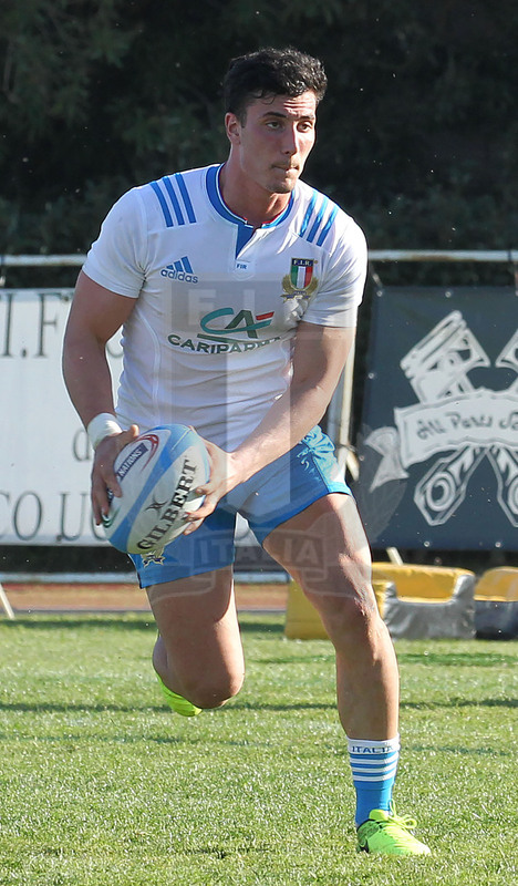 RBS Sei Nazioni 2017, Capoterra (Cagliari), stadio Santa Rosa 10/03/2017, Italia U20 v Francia U20, Marco zanon.Foto Daniele Resini/Fotosportit