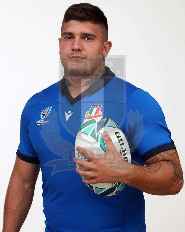 Rugby World Cup 2019, Pergine (Valsugana) 12/07/2019, raduno della Nazionale maggiore, profili individuali di atleti e staff, Marco Riccioni, Pilone, Benetton Rugby, esordiente.