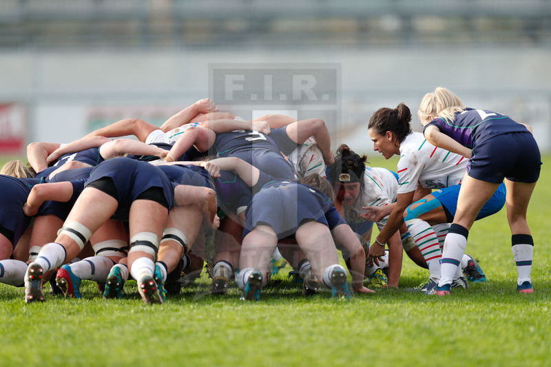 Test Match Donne Novembre 2018, Calvisano (BS), Pata Stadium, 4-11-2018, Italia Femminile v Scozia Femminile. Foto: Roberto Bregani/Fotosportit