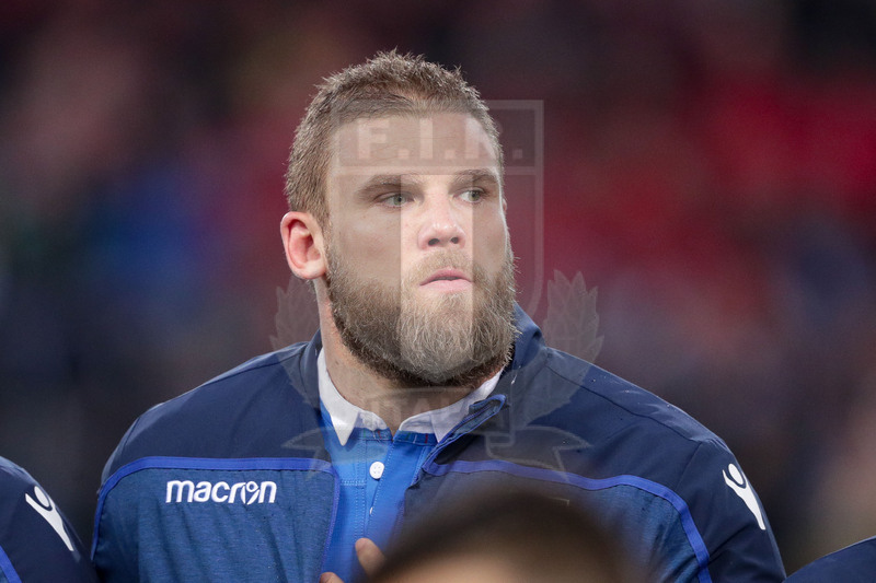Guinness Sei Nazioni 2016, Round 2, Roma, Stadio Olimpico, 9/02/2019, Italia v Galles. Dean Budd. Foto Roberto Bregani/Fotosportit