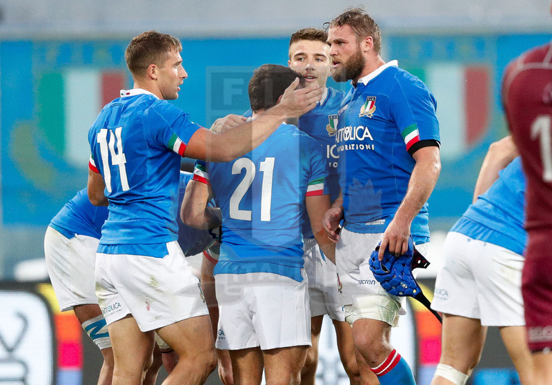 Cattolica Test Match 2018, Firenze, stadio Artemio Franchi 10/11/2018, Italia v Gorgia, festeggiamenti a fine match.