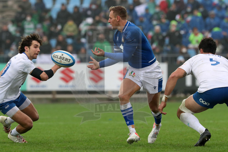 Autumn Nations Series 2021, Parma, stadio Lanfranchi 20/11/2021, Itallia v Uruguay, passa palla nella difesa dell\