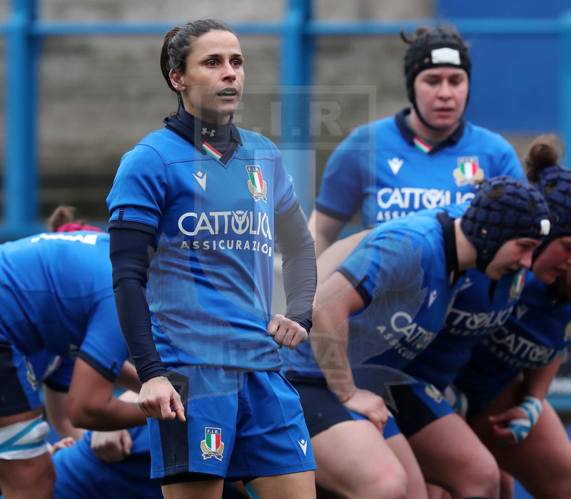 Guinness Sei Nazioni Donne 2020, Cardiff, Arms Park 02/02/2020 Galles Donne v Italia Donne, Sara Barattin. Foto Daniele Resini/Fotosportit