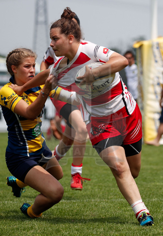 Finali Trofeo Interregionale U16 e Coppa Italia Femminile Seniores Femminile "Trofeo Rebecca Braglia", Calvisano (BS), Pata Stadium, 2-3 Giugno 2018. Una fase dell\