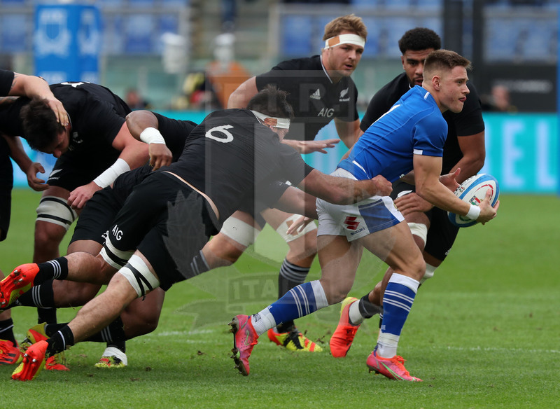 Autumn Nations Series 2021, Roma, Stadio Olimpico, 06/11-2021, Itallia vs Nuova Zelanda.Foto Daniele Resini/Fotosportit