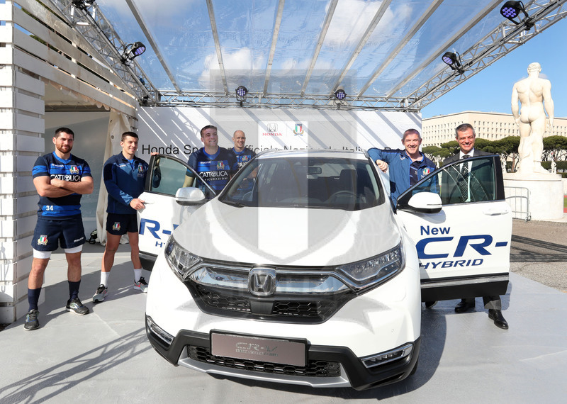Roma, stadio Olimpico 08/02/2019, conferenza stampa per la firma dell’accordo di sponsorizzazione fra Honda Italia e Fir, e consegna vetture ufficiali, Foto Daniele Resini/Fotosportit