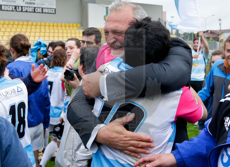 Finale Campionato Serie A Femminile Rugby 2014-2015, Parma, Stadio Lanfranchi, 23-05-2015, Monza Rugby 1949 v Valsugana Rugby Padova. Beatrice Rigoni festeggia a fine gara. Foto Roberto Bregani.