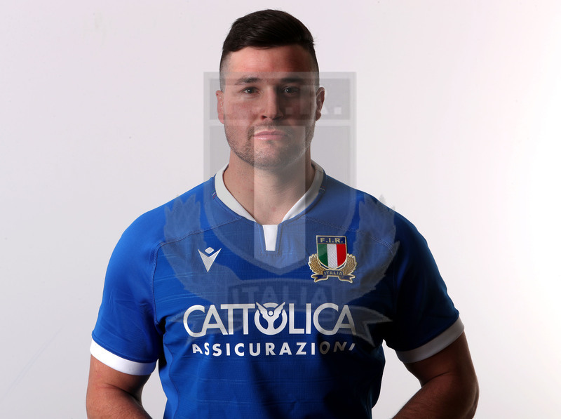 Guinness Sei Nazioni 2021, Roma, Centro Coni Giulio Onesti 29/01/2021, raduno della Nazionale maggiore, ritratti e nuovi profili di atleti e staff, Sebastian Negri.