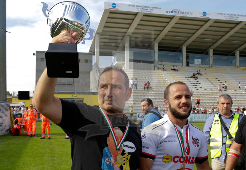 Rugby, Serie A 2015-2016, Finale, Viadana (MN), Stadio Zaffanella, 22-05-2016, Conad Reggio v Tossini Pro Recco. Foto: Roberto Bregani / Fotosportit