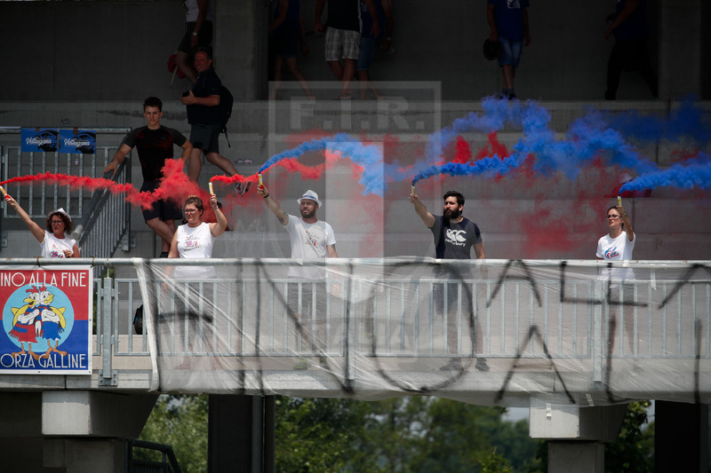 Finali Trofeo Interregionale U16 e Coppa Italia Femminile Seniores Femminile "Trofeo Rebecca Braglia", Calvisano (BS), Pata Stadium, 2-3 Giugno 2018. I tifosi del Parabiago. Foto: Roberto Bregani @ fotosportit