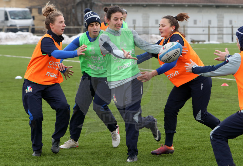 Guinness Sei Nazioni 2021, Parma, Cittadella del Rugby 09/01/2021, raduno Nazionale Donne, sessione di allenamento, Foto Daniele Resini/Fotosportit