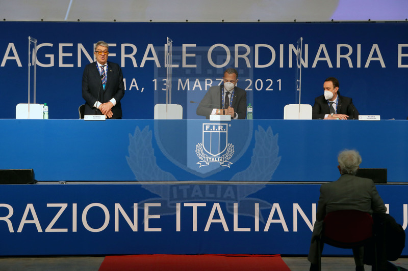 Assemblea generale ordinaria elettiva Fir, Roma, Nuova Fiera di Roma 13/03/2021. Foto Daniele Resini/Fotosportit