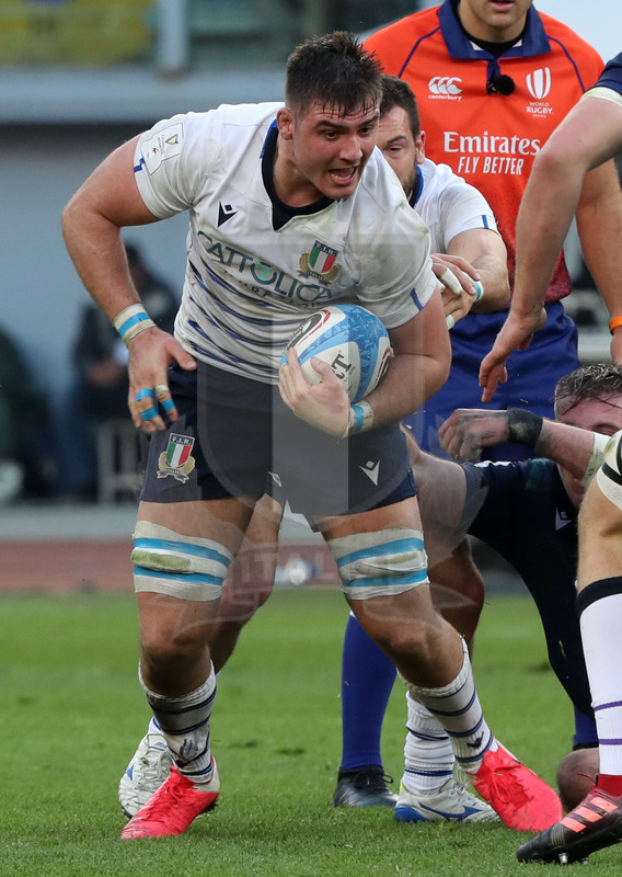 Guinness Sei Nazioni 2020, Round 3, Roma, Stadio Olimpico 22/02/2020, Italia v Scozia, Jake Polledri. Foto Daniele Resini/Fotosportit.