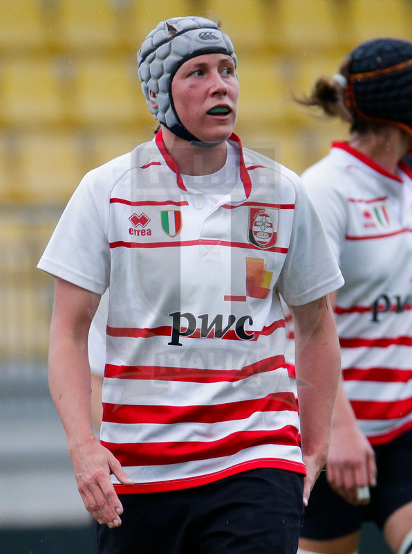 Finale Campionato Serie A Femminile Rugby 2014-2015, Parma, Stadio Lanfranchi, 23-05-2015, Monza Rugby 1949 v Valsugana Rugby Padova. Silvia Gaudino dopo aver segnato la meta per il Monza. Foto Roberto Bregani.