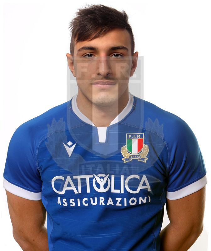 Guinness Sei Nazioni 2021, Roma, Centro Coni Giulio Onesti 29/01/2021, raduno della Nazionale maggiore, ritratti e nuovi profili di atleti e staff, Pierre BRUNO.