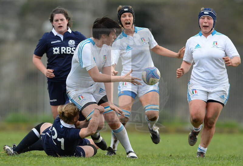 Sei Nazioni Donne 2014, Santa Maria Capua Vetere, stadio Francesco Casino, 23-02-2014, Italia Donne v Scozia Donne. Alessia Pantarotto, foto: Massimiliano Pratelli