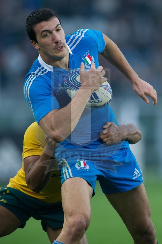 Cariparma Test Match 2013 - 09/11/2013 - Torino, Stadio Olimpico - Italia v Australia - Foto Elena Barbini-Leonardo Sarto in attacco