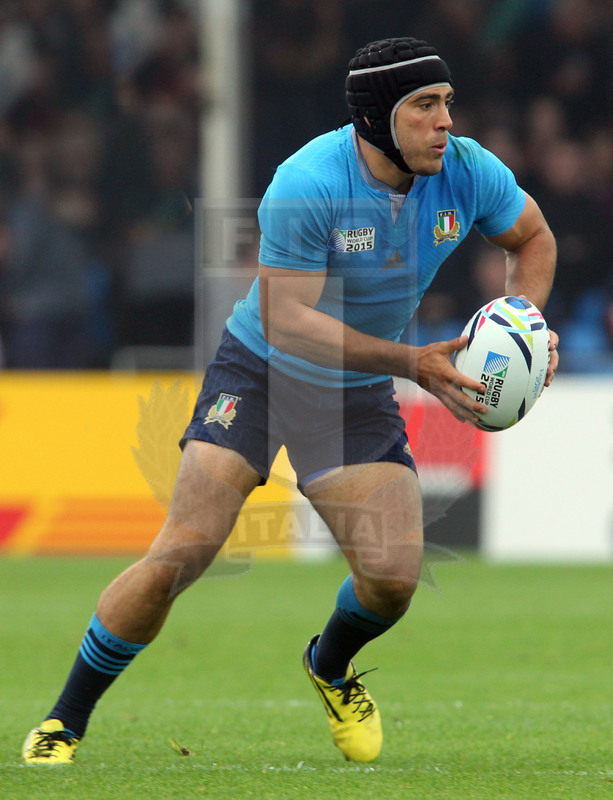 Rugby World Cup 2015, Pool D, Exeter 11/10/2015, Italia v Romania, Edoardo Gori. Foto Daniele Resini/Fotosportit