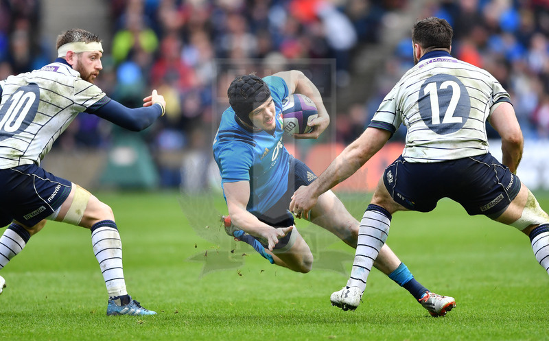 RBS Sei Nazioni 2017, Edimburgo, Murrayfield stadium 18/03/2017, Scozia v Italia, Carlo Canna. Foto Daniele Resini/Fotosportit