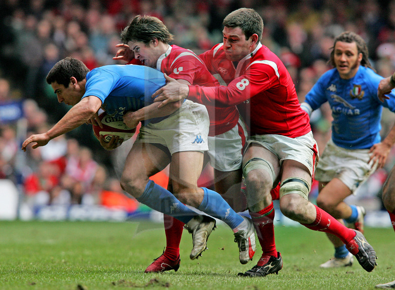 Rbs Sei Nazioni 2006, Round 3, Cardiff, Millennium Stadium 11/03/2006, Galle v ItaliaFoto Daniele Resini/Fotosportit