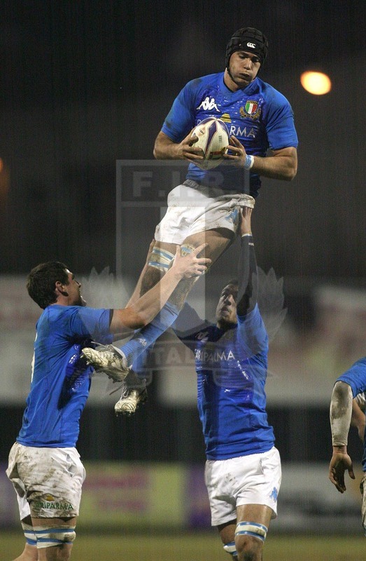 Sei Nazioni U20, San Donà di Piave 2010/02/12, Italia U20 v Inghilterra U20, Gabriele Cichinelli in touche