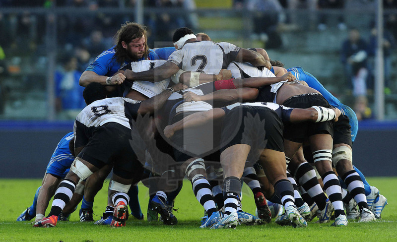 Cariparma Test Match 2013 - 16/11/2013, Cremona, Stadio Zini, Italia v Fiji, Martin Castrogiovanni durante una mischia