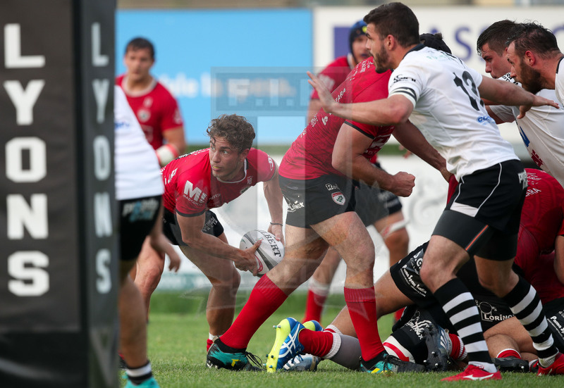 Rugby, Finale Serie A, Piacenza, Stadio Beltrametti, 9/06/2019, SITAV Lyons Piacenza v HSB Rugby Colorno. Nicola Boccarossa apre palla. Foto Roberto Bregani/Fotosportit.