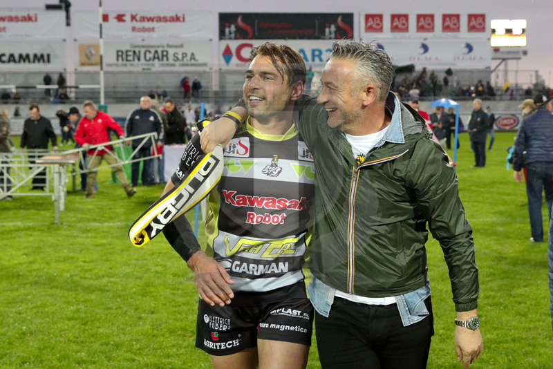 Campionato Top12 2018-2019, Finale, Calvisano (BS), Peroni Stadium, 18/05/2019, Rugby Calvisano v Rugby Rovigo. Alberto Chiesa al termine della partita. Foto: Roberto Bregani/Fotosporti