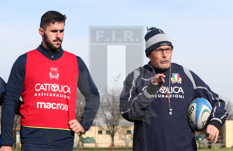 Sei Nazioni 2021, Parma, Cittadella del Rugby 12/01/2021, raduno della Nazionale U20, sessione di allenamento,