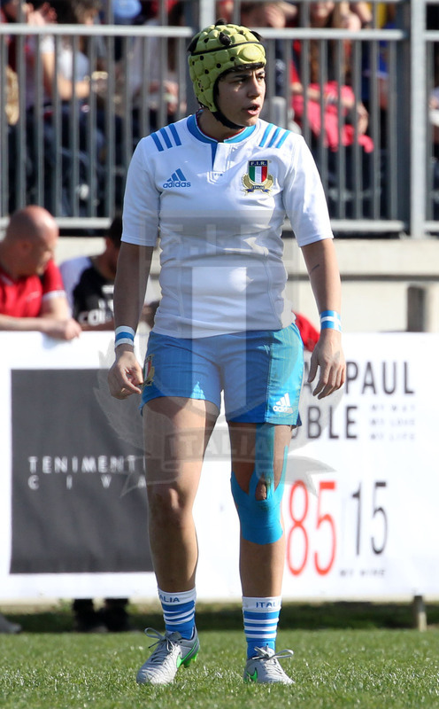 RBS Sei Nazioni Donne 2017, Parma, stadio Sergio Lanfranchi 12/03/2017, Italia Donne v Francia Donne, Beatrice Rigoni. Foto Daniele Resini/Fotosportit