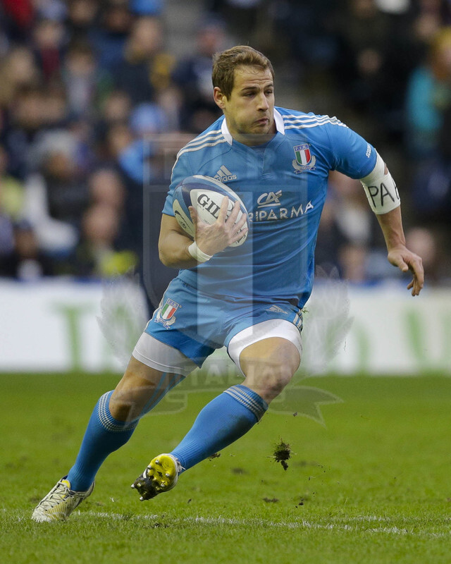 RBS 6 Nazioni 2013, Edimburgo, Murrayfield Stadium, 9-02-2013, Scozia v Italia. TOBIAS BOTES