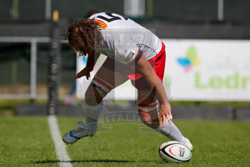Rugby, Serie A 2015-2016, Finale, Viadana (MN), Stadio Zaffanella, 22-05-2016, Conad Reggio v Tossini Pro Recco. Roberto Mandelli in meta. Foto: Roberto Bregani / Fotosportit