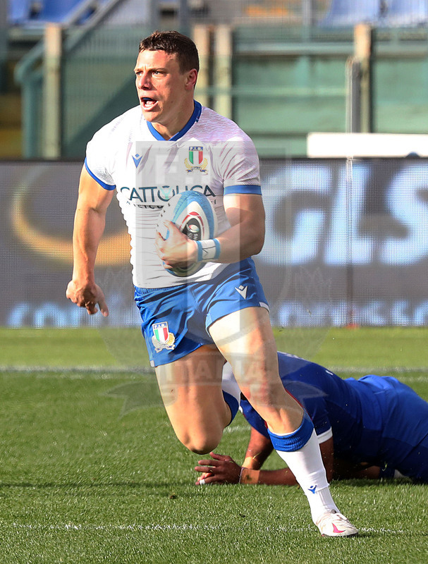 Guinness Sei Nazioni 2021, Round 1, Roma, stadio Olimpico 06/02/2021, Italia v Francia, Paolo Garbisi. Foto Daniele Resini/Fotosportit