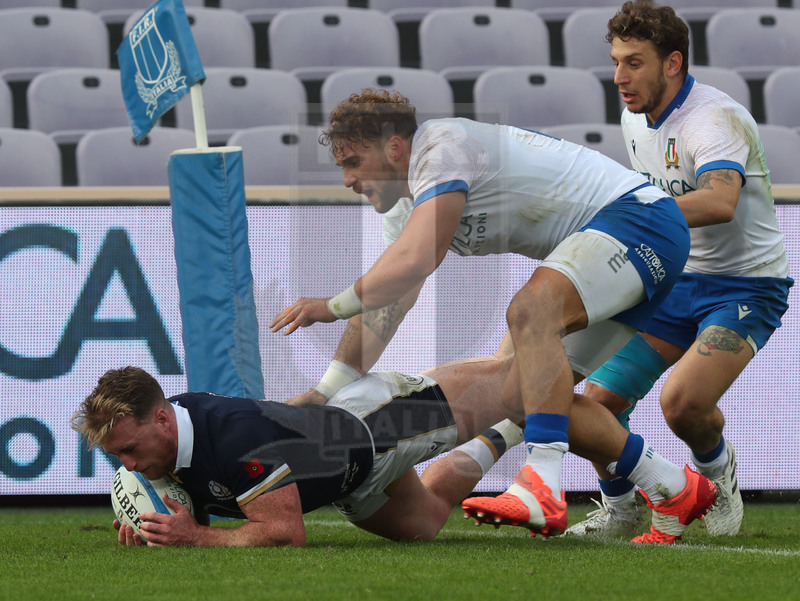 Autumn Nations Cup, Cattolica Test match 2020, Firenze, stadio Lanfranchi 14/11/2020, Italia v Scozia, Foto Daniele Resini/Fotosportit