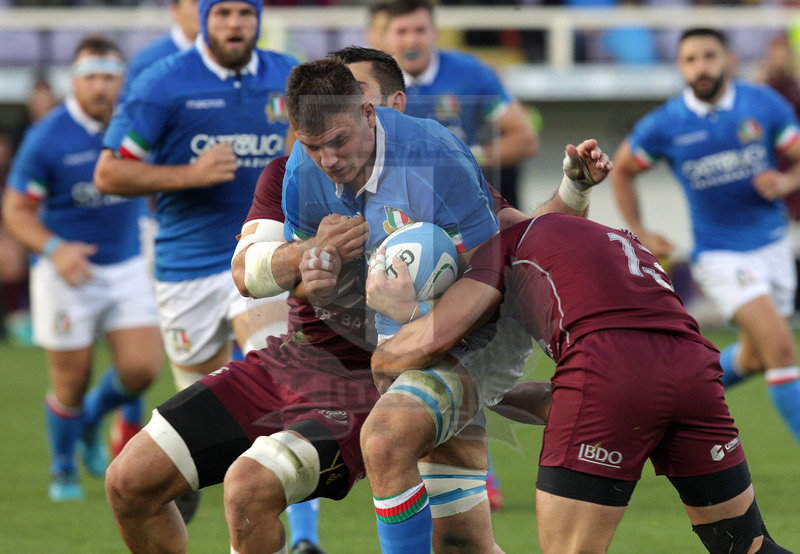 Cattolica Test Match 2018, Firenze, stadio Artemio Franchi 10/11/2018, Italia v Gorgia, Jake Polledri. Foto Daniele Resini.