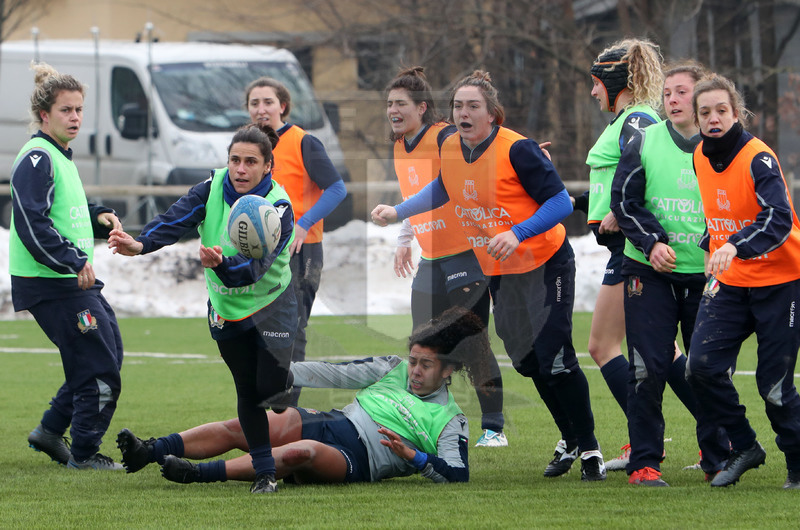 Guinness Sei Nazioni 2021, Parma, Cittadella del Rugby 09/01/2021, raduno Nazionale Donne, sessione di allenamento, un\
