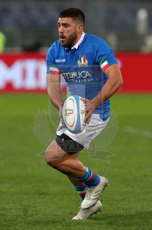 Guinness Sei Nazioni 2019, Round 2, Roma, Stadio Olimpico 09/02/2019, Italia v Galles, Edoardo Gori. Foto Daniele Resini/Fotosportit