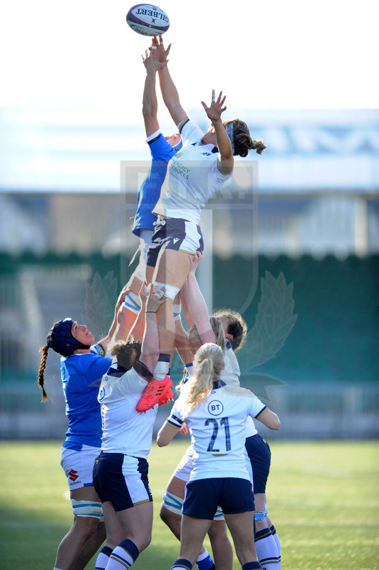 Guinness Sei Nazioni Donne 2021, Glasgow, Scoststoun Stadium 17/04/2021, Scozia Donne v Italia Donne, Foto David Gibson/Fotosportit