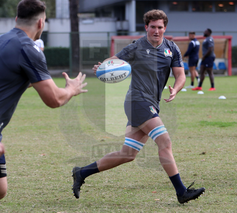 Autumn Nations Cup, Italia v Nuova Zelanda, Roma, Centro Coni Giulio Onesti 05/11/2021, team run della Nazionale Maggiore,
