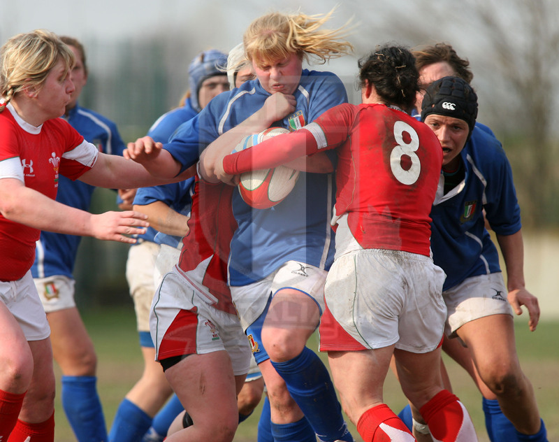 Sei Nazioni Donne 2009, Mira (VE) 15/03/2009, Italia Donne v Galles Donne, Foto Daniele Resini/Fotosportit